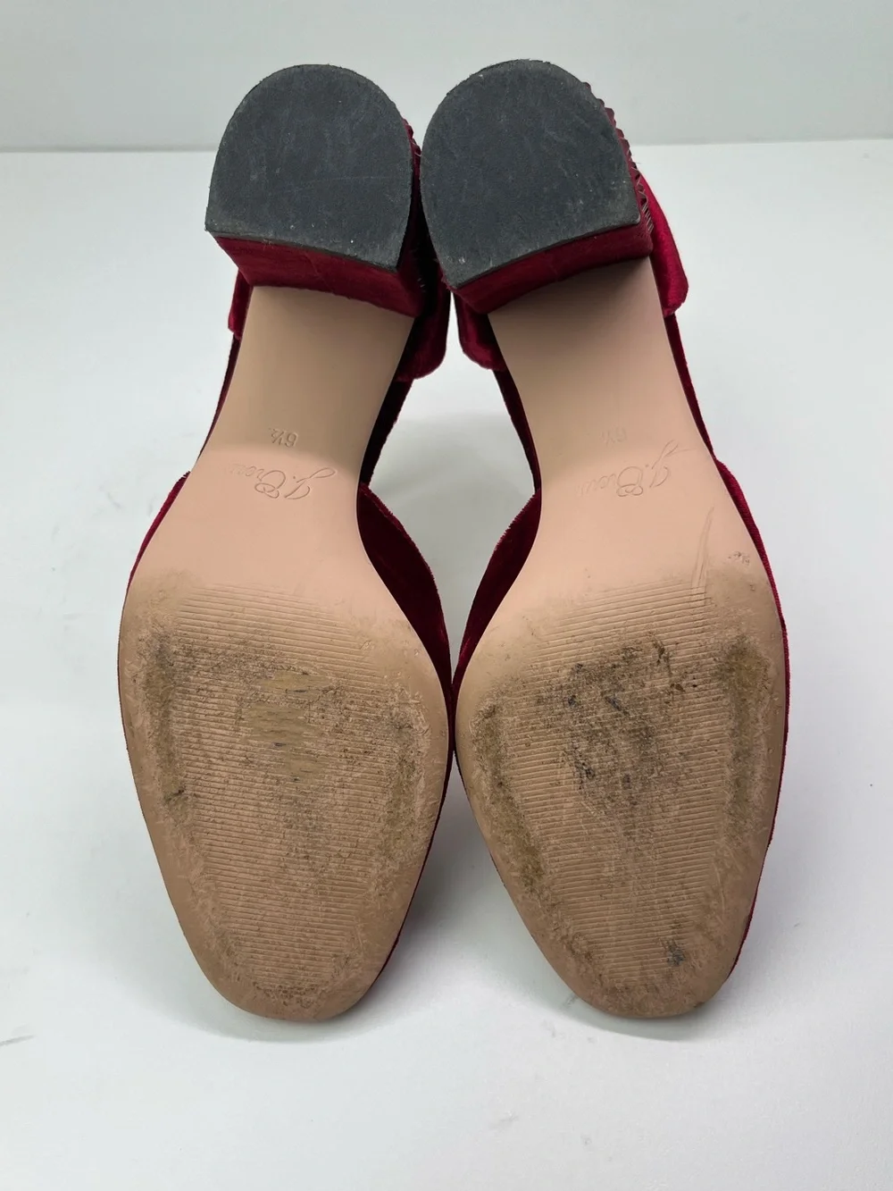 J. Crew Maisie Ruby Red Velvet Jewel Studded Ankle Strap Holiday Party Heels